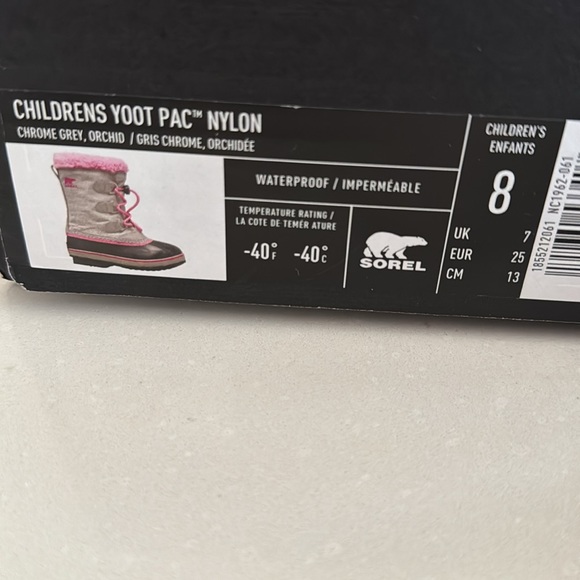 Sorel Children’s Yoot Pac Nylon Boots-NWT!!! - Picture 6 of 6